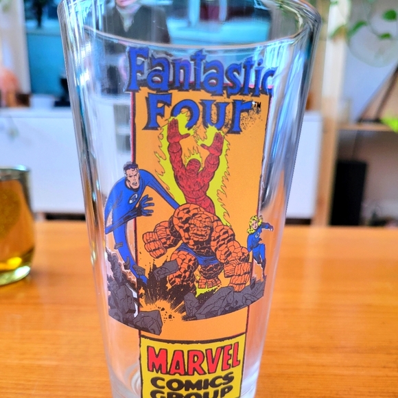 Fantastic Four Marvel pint glass. 2012 - Picture 5 of 5